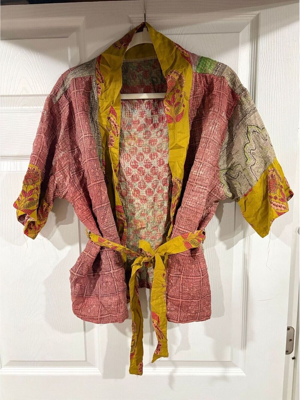 #166 NEW Kantha boho Jacket